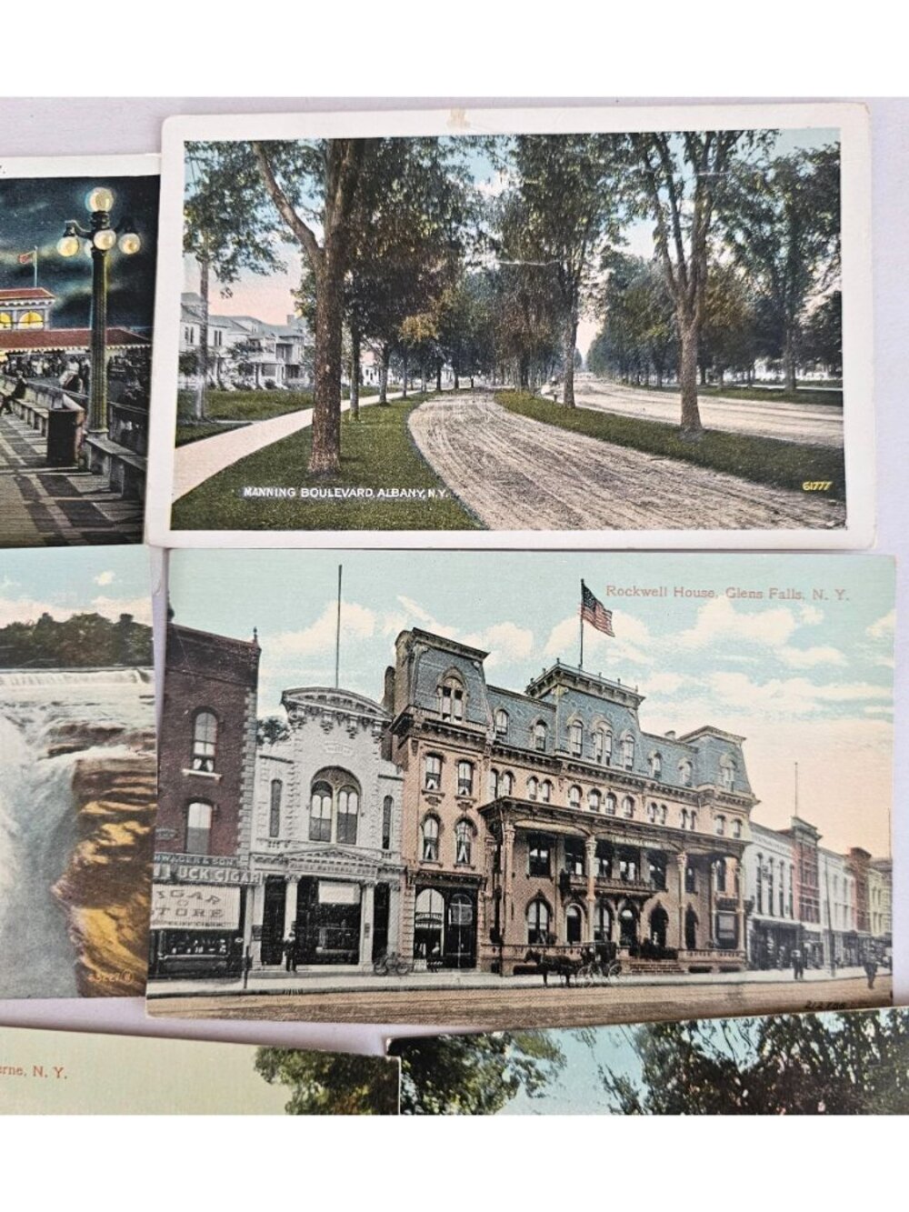 11 New York Buildings Scenery Postcards Lithograph c.1910s- 30s color Unused - Picture 5 of 9